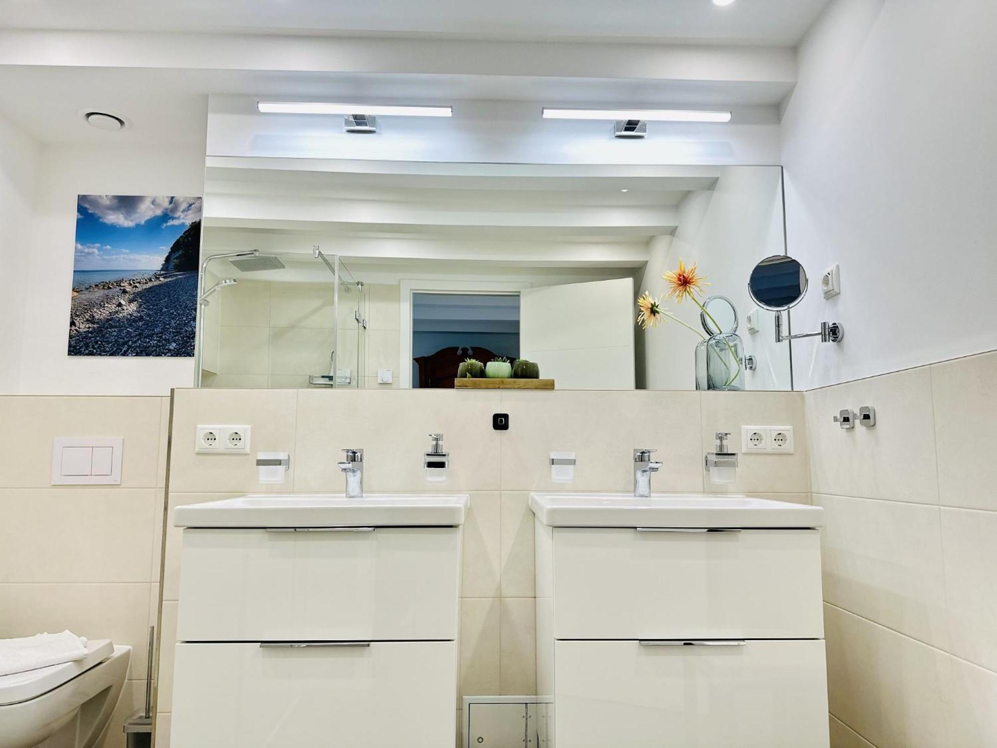 Ferienwohnung Kiek In Im Haus Wittow Prora Binz Bagian luar foto